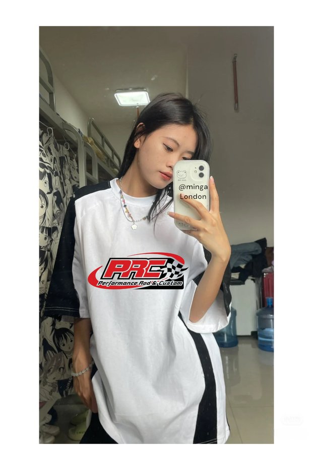 White Prc Finally New Season Unisex Reglan Y2K T-Shirt -Mingalondon