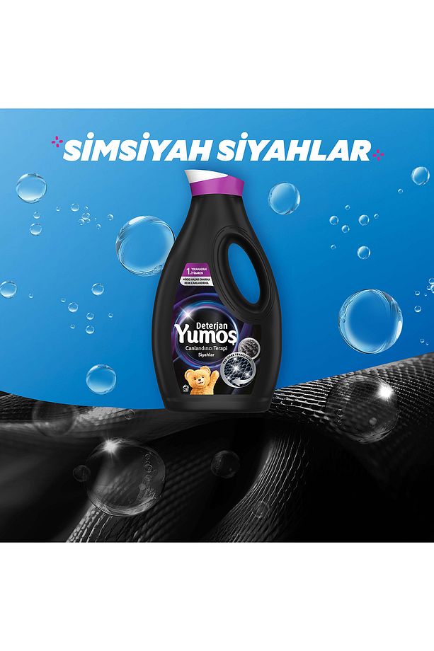 Sıvı Bakım Çamaşır Deterjanı Siyah Ve Koyu Renkliler 1690 ml 3 Adet - 4