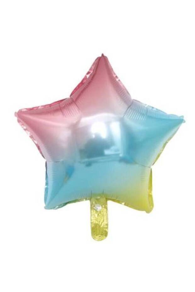 Rainbow Mixed Color Star Foil Balloon 45 cm