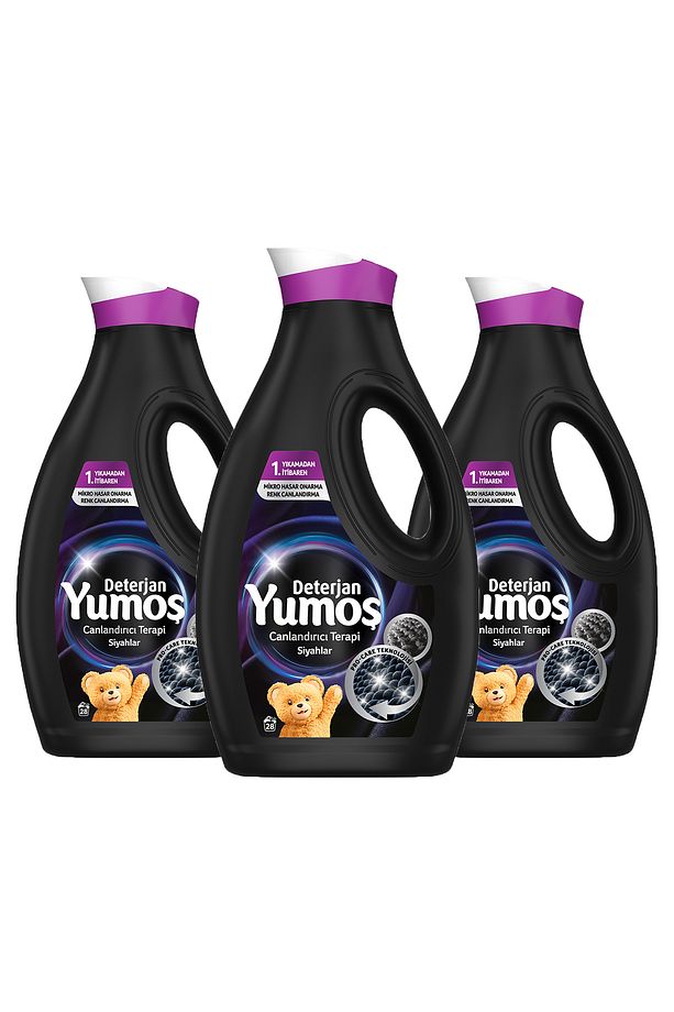Sıvı Bakım Çamaşır Deterjanı Siyah Ve Koyu Renkliler 1690 ml 3 Adet - 2