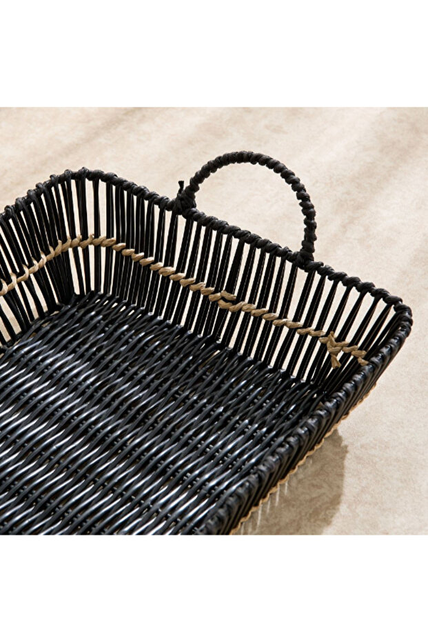 سلة تخزين من خشب الأبنوس - 3