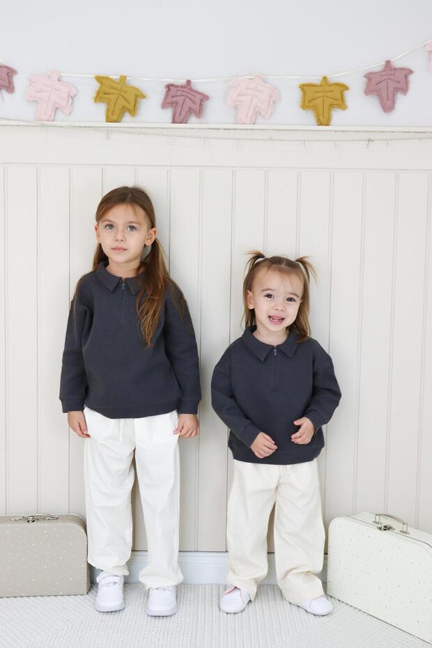 Waffle Theme Sweatshırt - 5