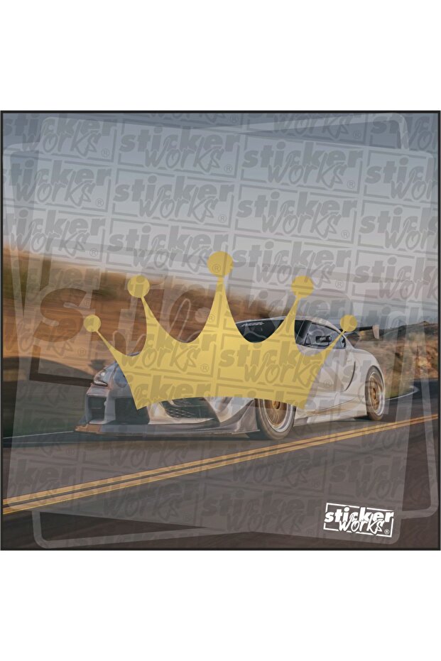 Kral Tacı Sticker - 1