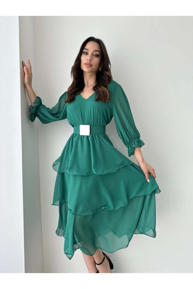 Rochie dama cu volane