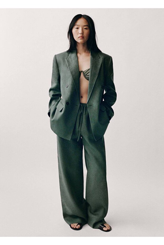 Gerade geschnittene Leinenhose - 6