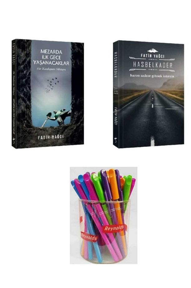 Fatih Yağcı - Mezarda Ilk Gece Yaşanacaklar Ve Hasbelkader 2 Kitap Set Renkli Kalem Hediyeli - 1