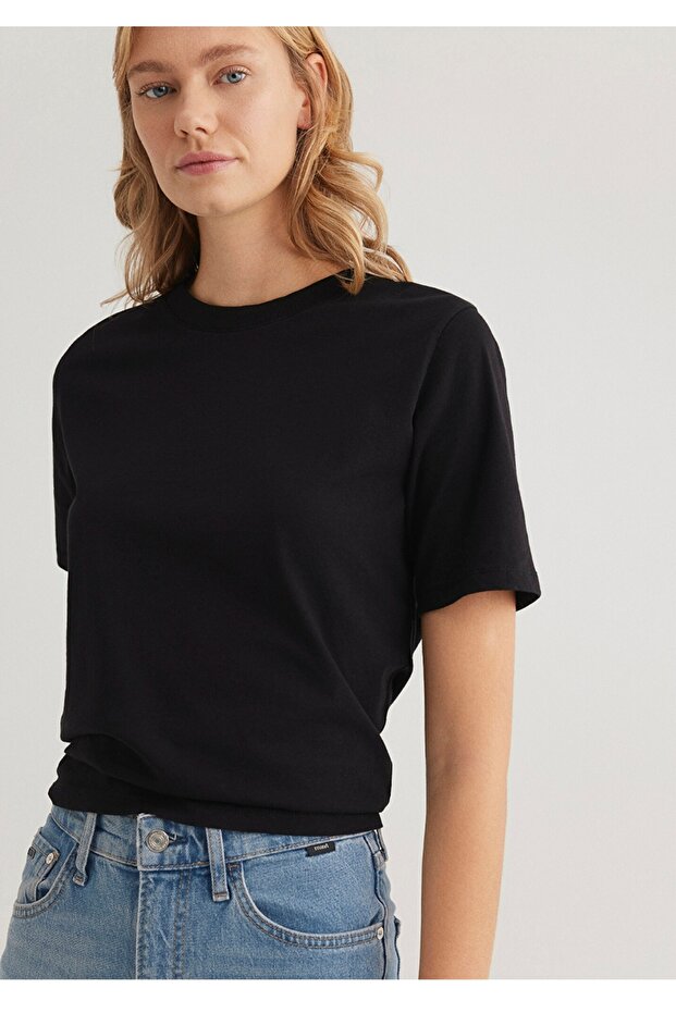 basic regular fit kadın t-shirt - 2