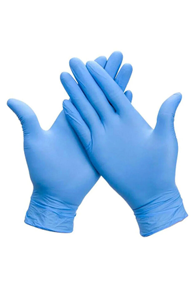 Nitril Eldiven Mavi L 100'lü Paket - 2