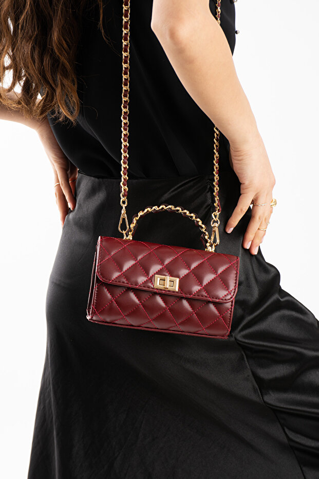 Kendall Model Claret Red Women's Hand and Shoulder Bag