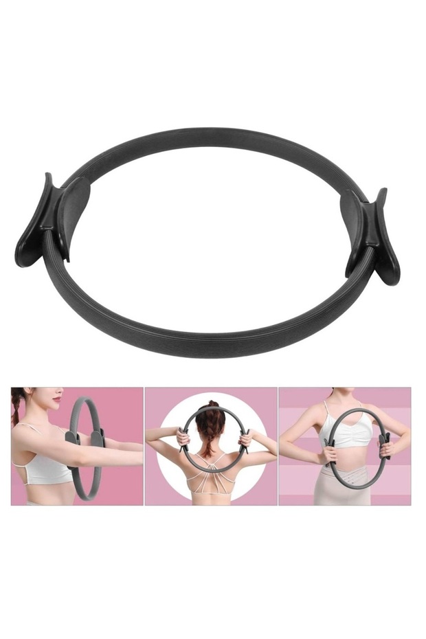 حلقة يوغا لون اسود - 1