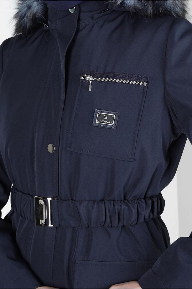 KAPÜŞONU KÜRKLÜ PARKA 90370 - 4