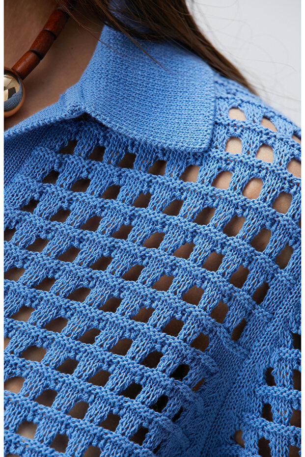 Mavi Ajurlu Kazak - 6