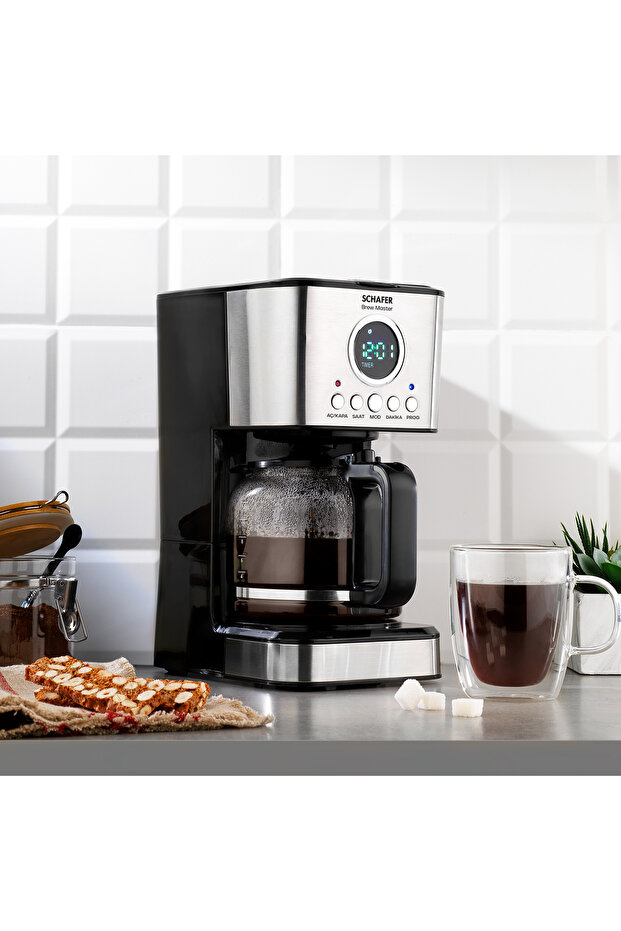 Brew Master Filter Coffee Machine-Inox - 1