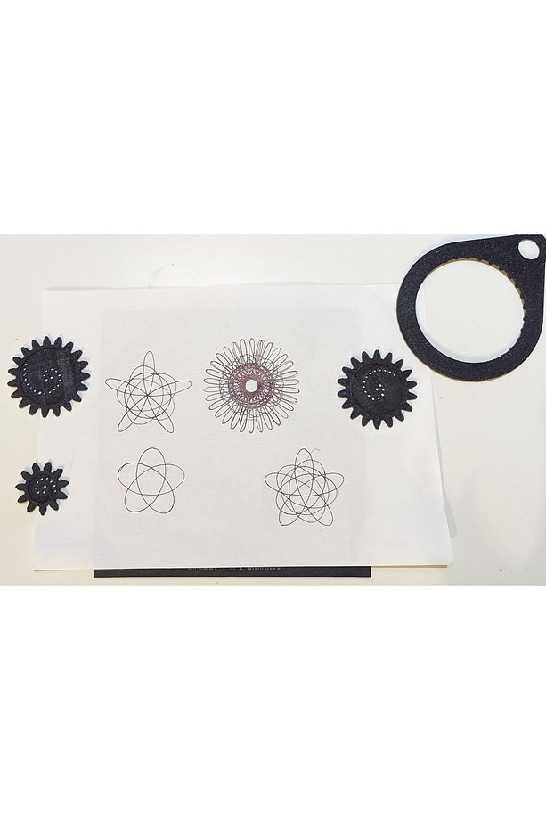 STEM Spirograph Sanat Seti - Çocuklar ve Yetişkinler İçin - 7