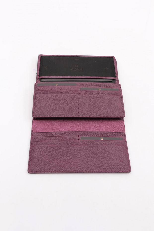 Kadın Mürdüm Cüzdan - 3