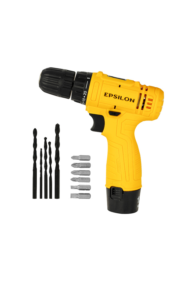 Epsilon 12V Cordless Drill- EPSCD1557/ Chuck Size 3/8*10 mm - 1