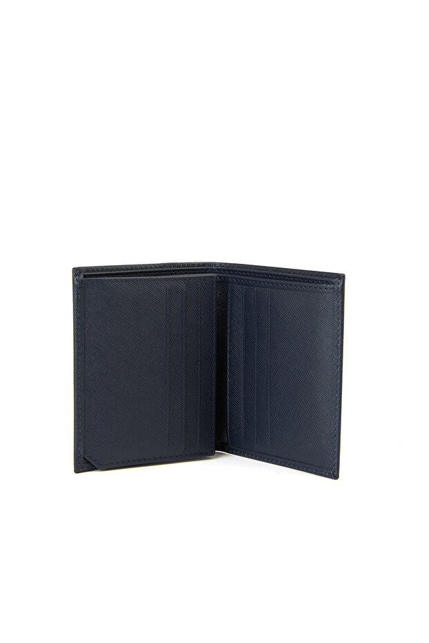 Lacivert Erkek Deri Cüzdan - 4