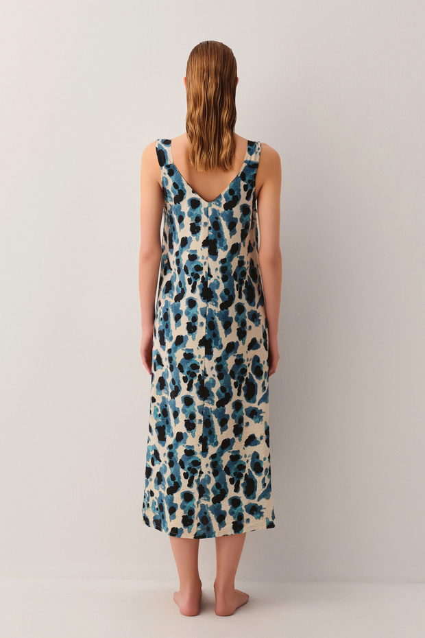 Francesca Plaj Elbisesi - 4