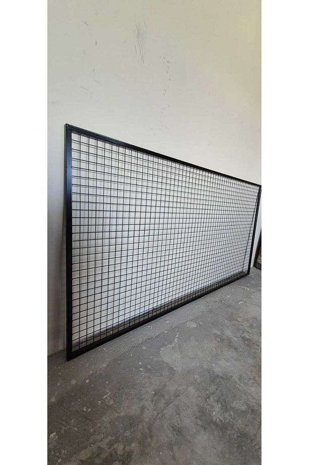 Raf Tel Pano Stand Duvar Askılığı - Ayakkabı Askılığı (- 100 cm x 200 cm -)-(-Sık Telli -) - 4