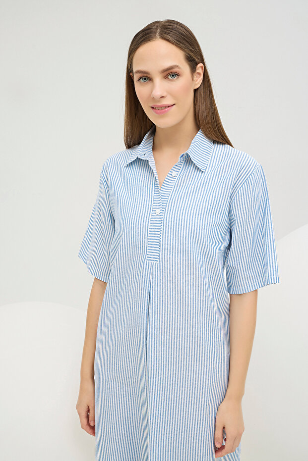 16640 KADIN GÖMLEK ELBİSE - 3