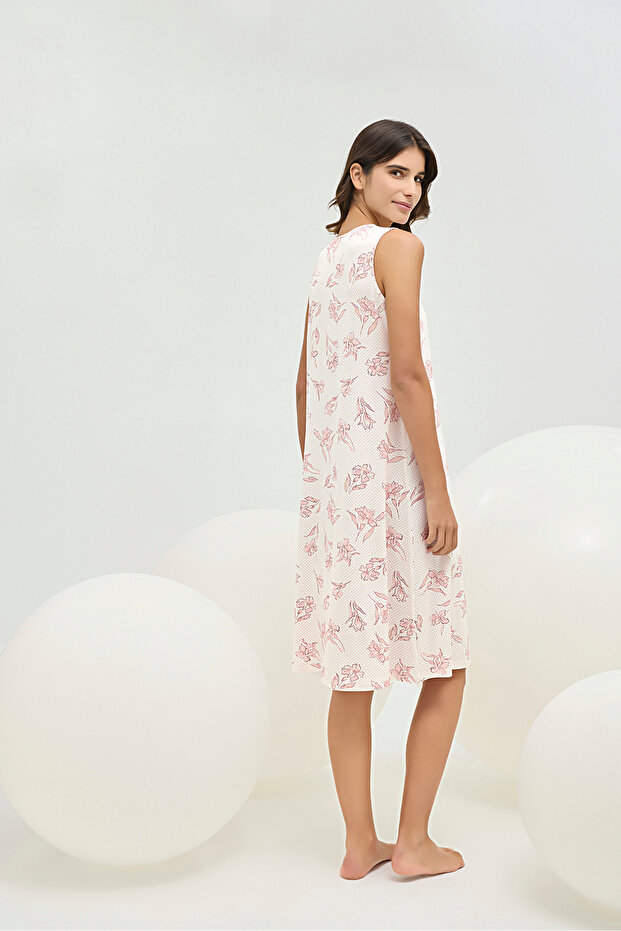 16706 KADIN GENİŞ ASKILI GECELİK - 4