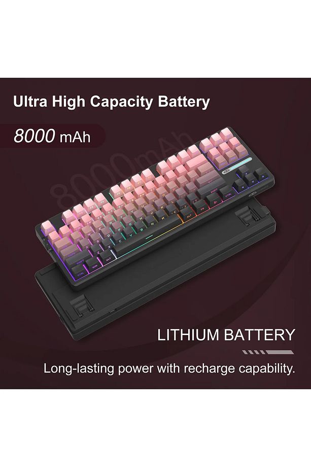 Magegee Light87 Hot-swappable Kablosuz Win/mac Uyumlu Custom Klavye Hall Effect - 4