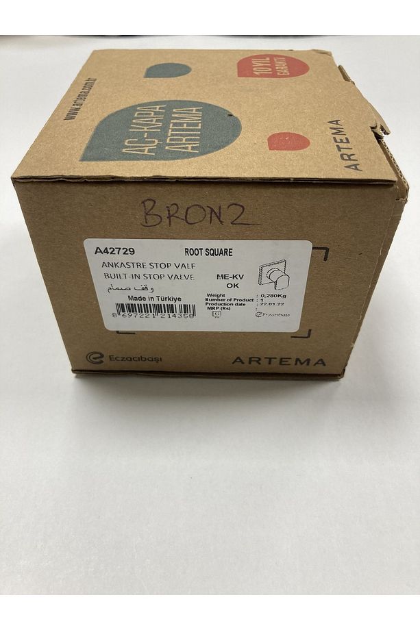 Loop R 7400680 Bronz Kumanda Paneli & Artema Ankastre Stop Valf - 4