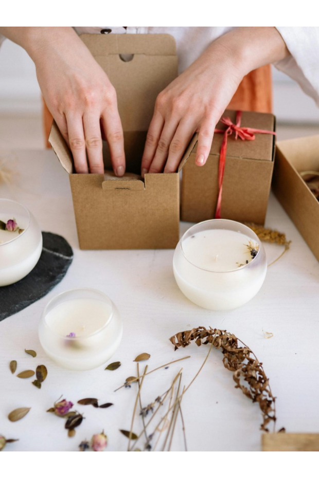 10,5x10,5x8 Cm E-ticaret Kutusu-büyük Mum Kutusu- 50 Adet - 3