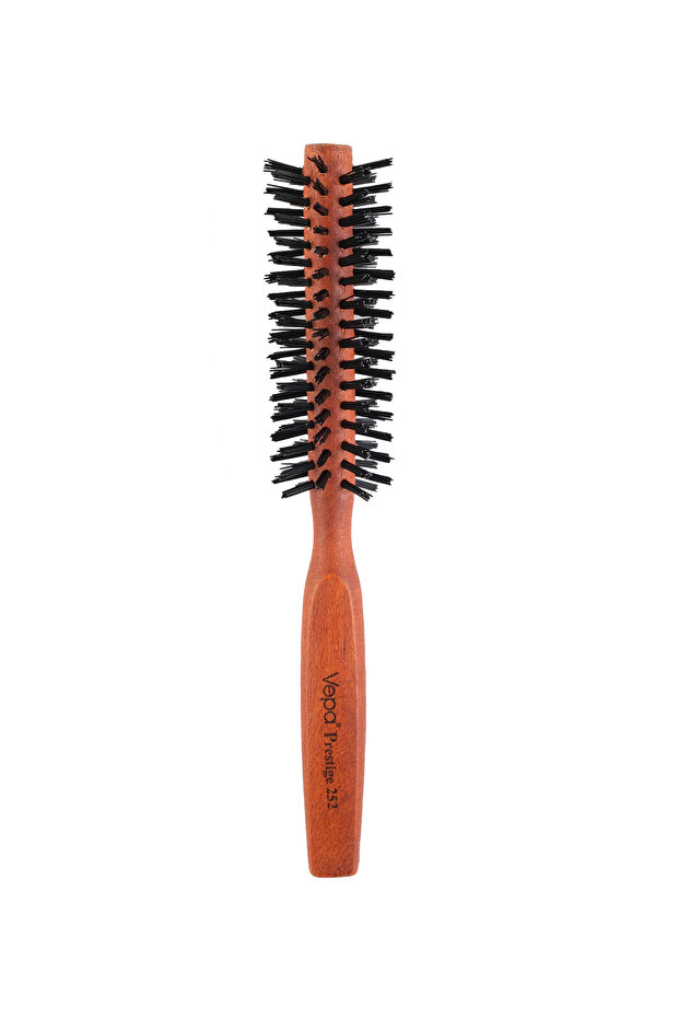 Prestige Hair Brush 252 - Wooden, Comfortable Grip, Lux Series, Professional Use