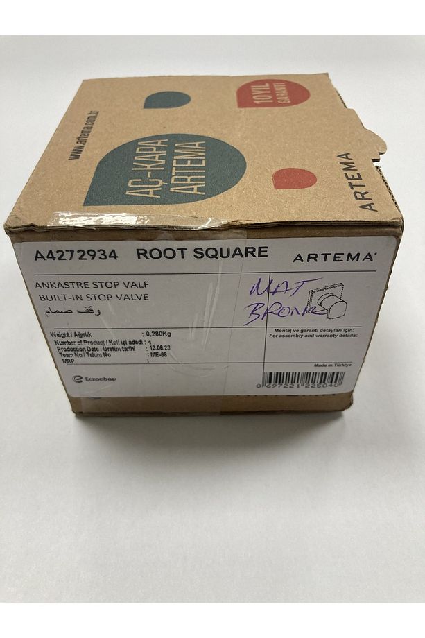 Loop R 7400685 Mat Bronz Kumanda Paneli & Artema Ankastre Stop Valf - 4