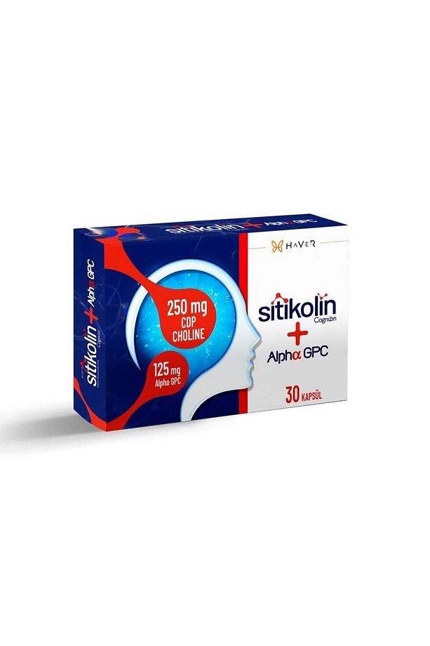 Sitikolin Cognizin Alpha Gpc 30 Kapsül 8680400772213 - 1