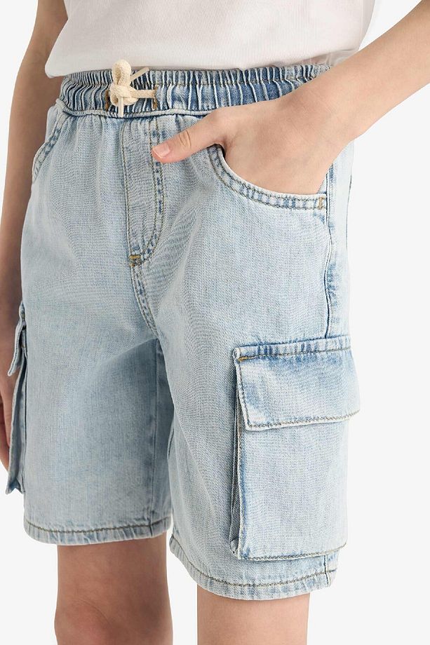 Erkek Çocuk Jean Şort D8566A825SM - 6
