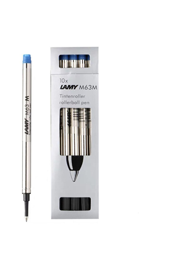Blue Rollerball Pen Refills - 0.7mm M63M, 10 Pieces - 1