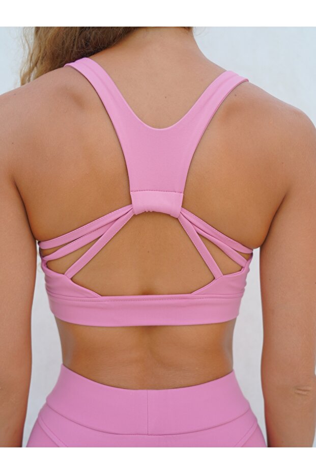 Kratos Basic Spor Pembe Crop - 7