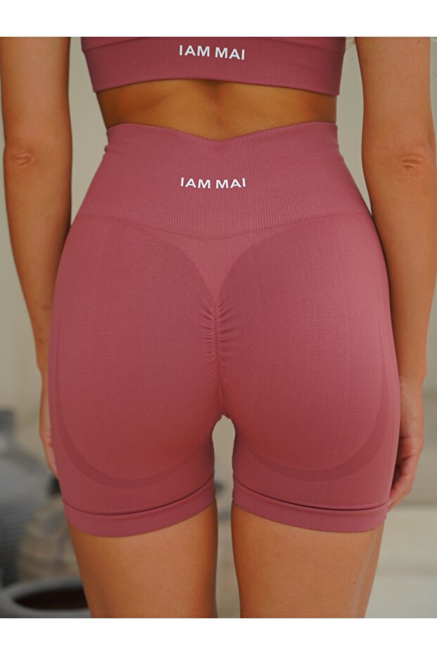 Rufus Kiremit Büzgü Detay Şort - 6