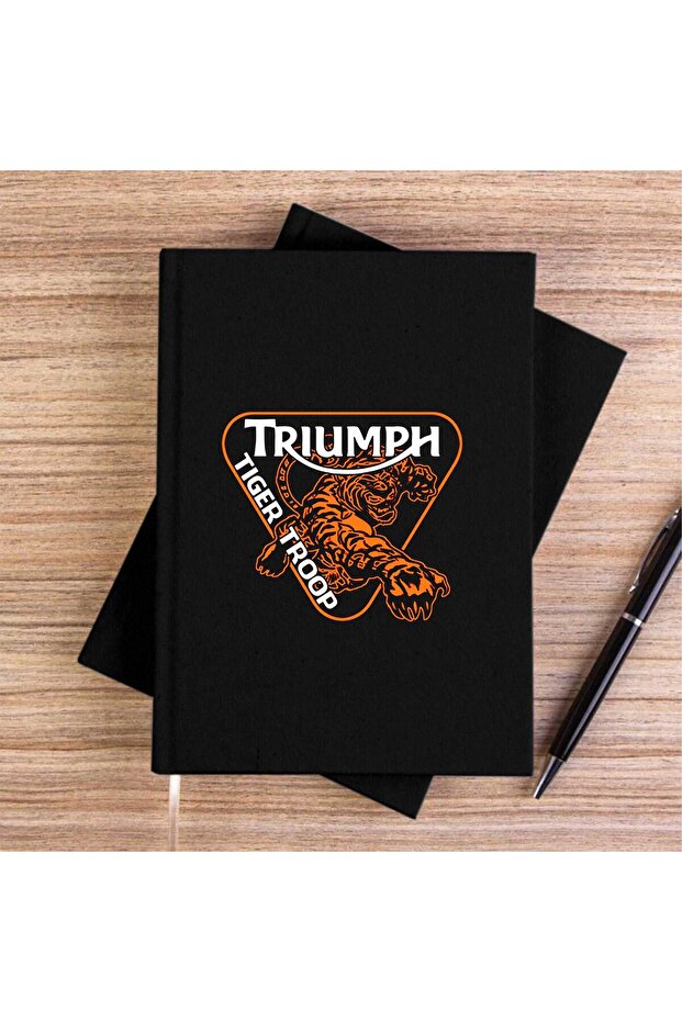 دفتر T. Tiger Troop من القماش الأسود - 1