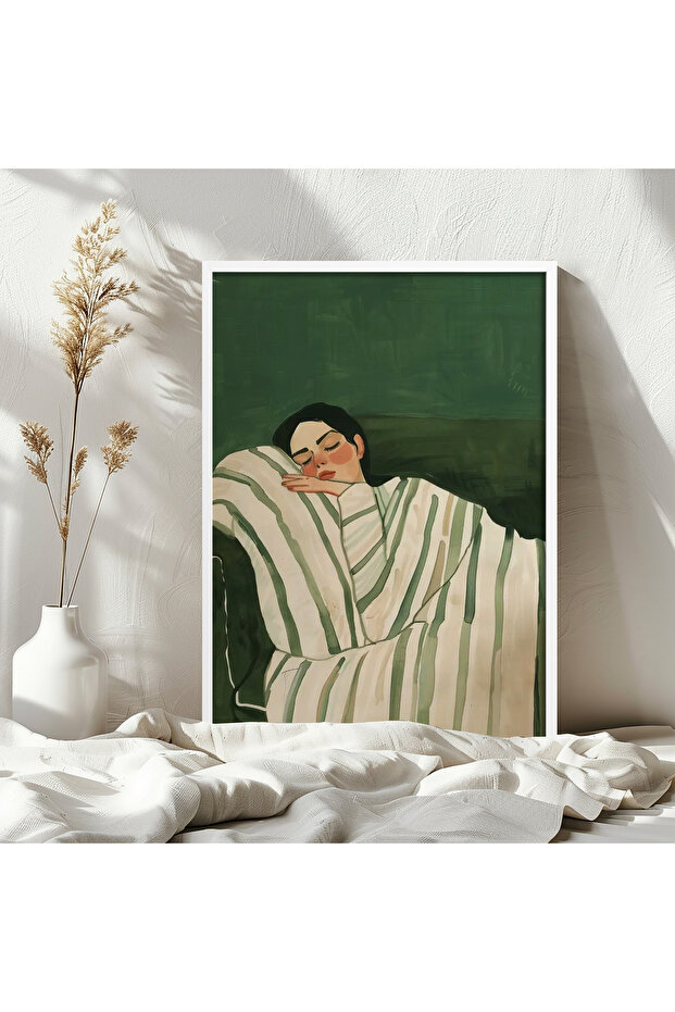Single Wooden Framed Painting One Piece Poster Painting Tk/1393