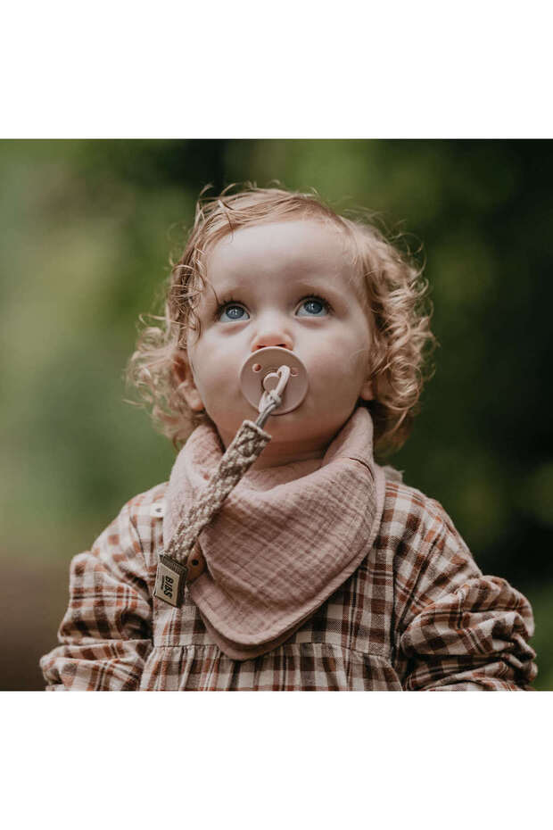 Bandana Bib - Blush - 2
