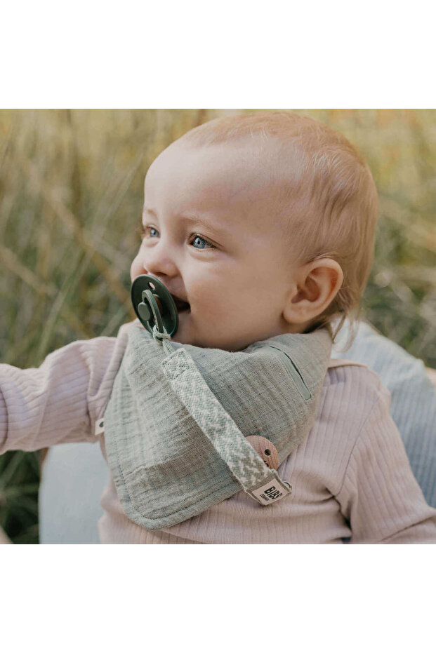 Bandana Bib - Sage - 2