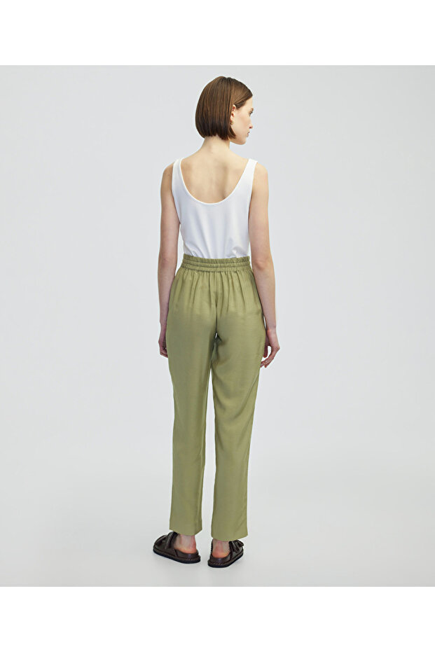 Elastik bel carrot fit pantolon - 3