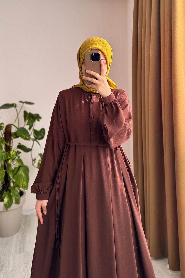 Lady Elbise- Kahve - 5