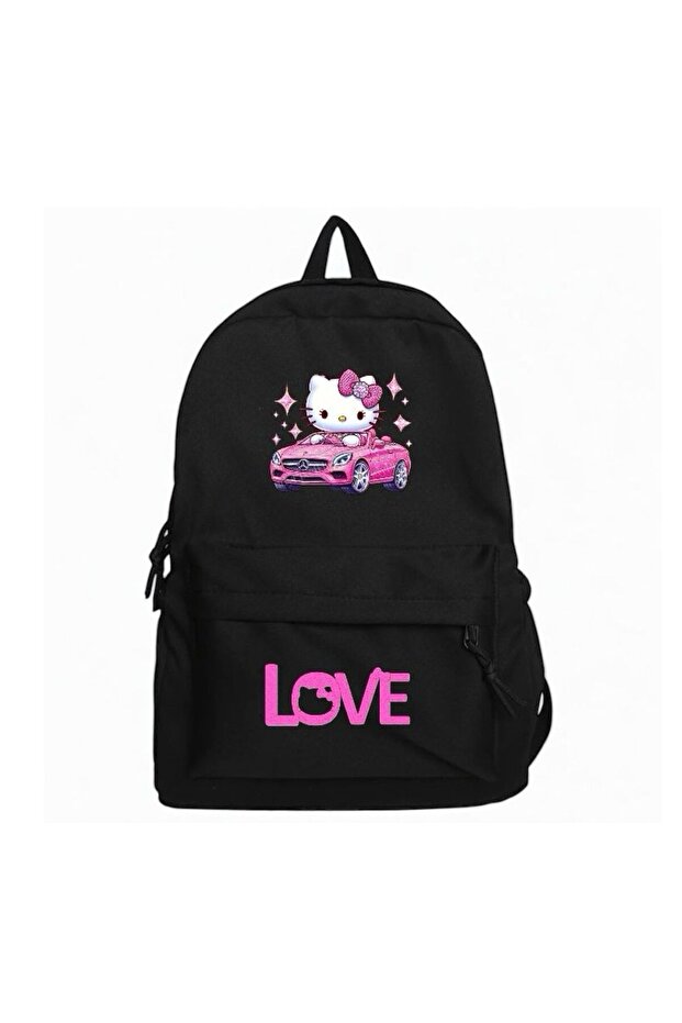 Pink Hello Kitty Hello Shaker Driver, Unisex Classroom and Course Backpack