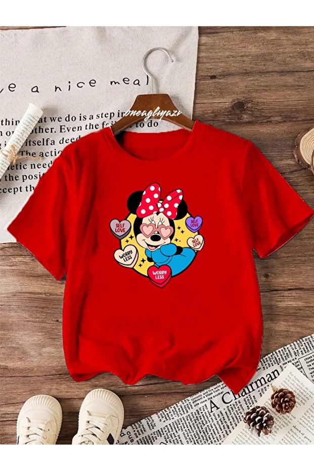 Minnie Printed Children's Oversize T-Shirt