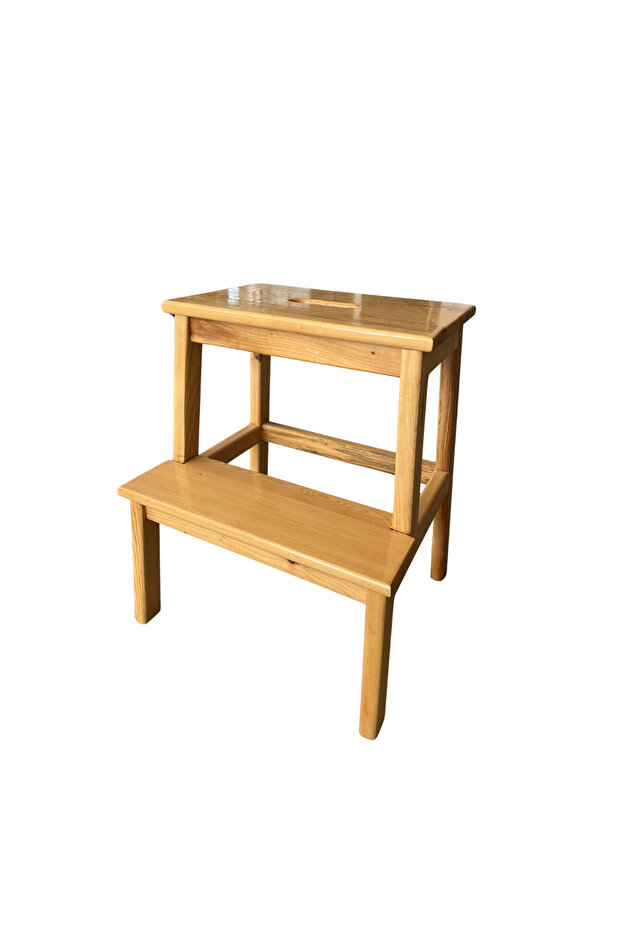 Bekvam Basamaklı Ahşap Tabure - 1