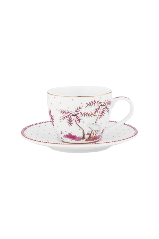 Espresso cup with saucer, Pip Studio, Dots Gold Pink, 120 ml, Jolie collection - 4