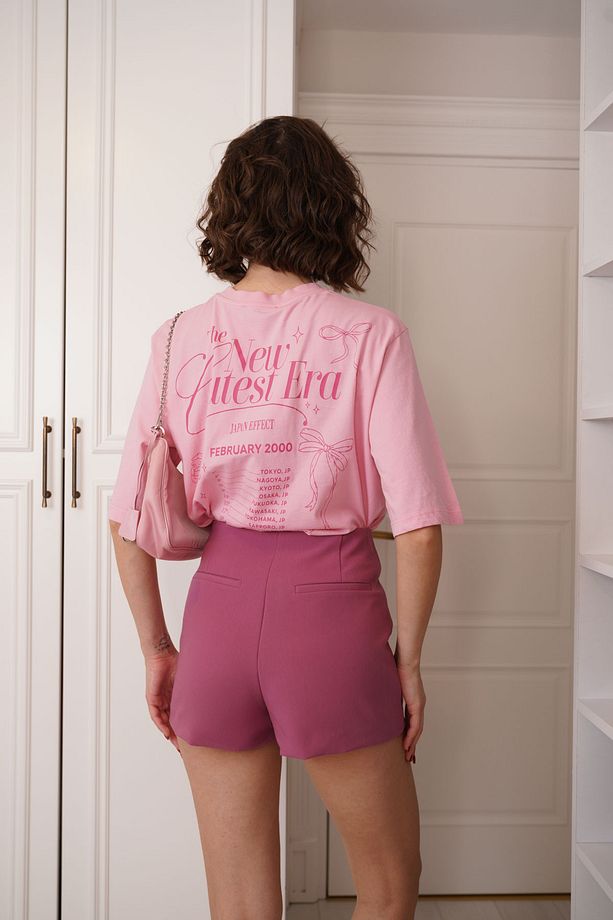 Gül Kurusu Orj Model Şort Etek - 5