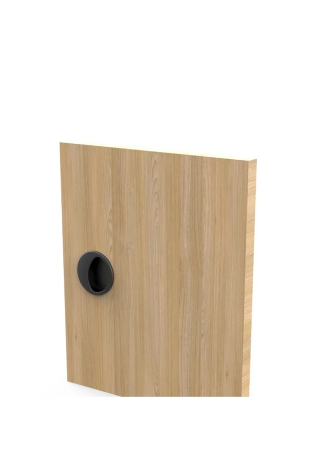 Gömme Kulp Siyah 4 Adet - 2