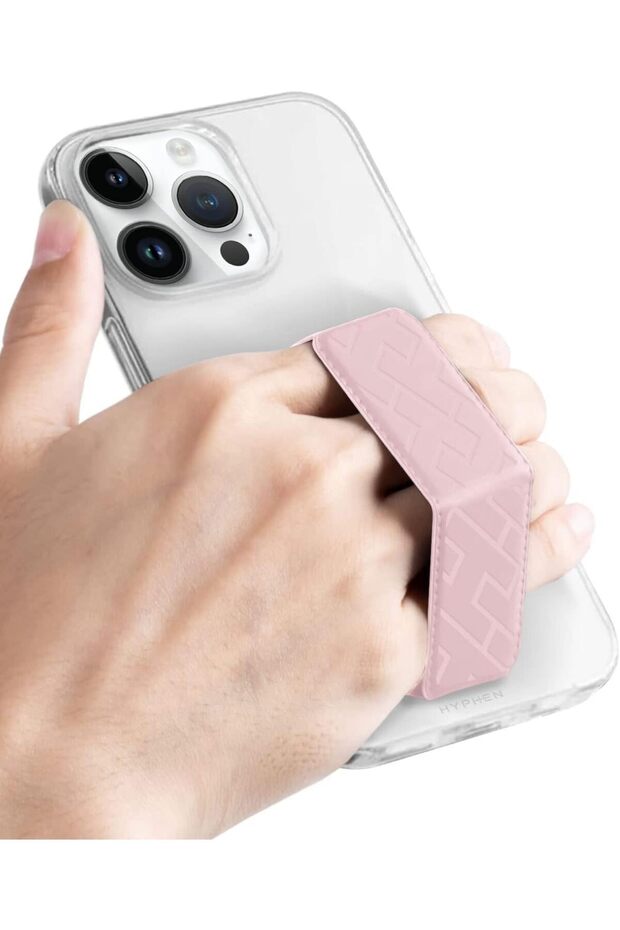 Phone Case Grip Holder and Stand - Pink - Upto 6.7 inches