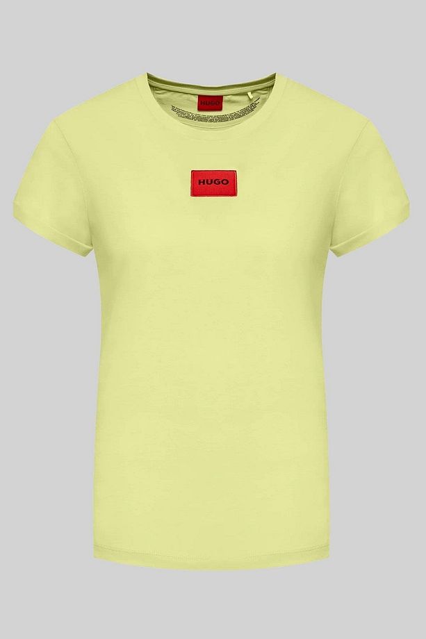 Regular Fit Kadın T-shirt Sarı - 5