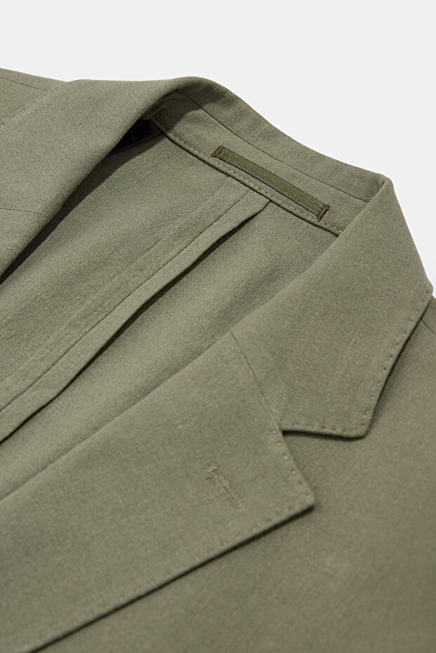 YEŞİL DÜĞMELİ CEKET - 4